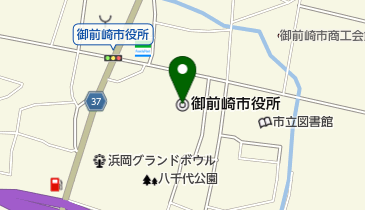 御前崎市役所の地図画像