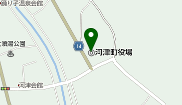 河津町役場の地図画像