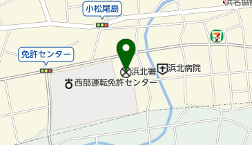 浜北警察署の地図画像