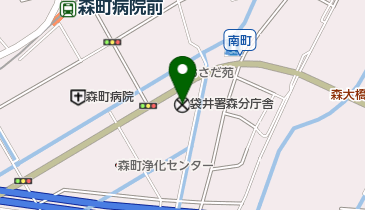 袋井警察署森分庁舎の地図画像