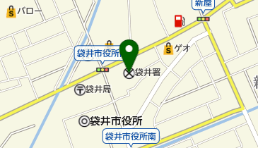 袋井警察署の地図画像