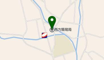 西方簡易郵便局の地図画像