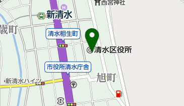 静岡市保健所清水支所の地図画像