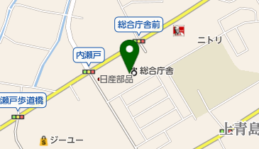 中部健康福祉センターの地図画像