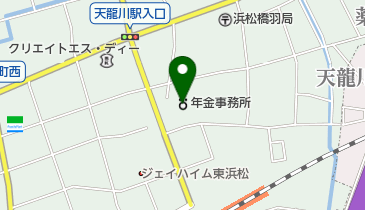 浜松東年金事務所の地図画像