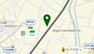 ハローワーク浜北の地図画像
