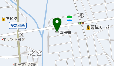 磐田市消防署の地図画像