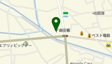 島田消防署の地図画像