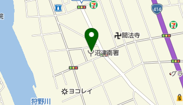 沼津南消防署の地図画像