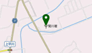 菊川市消防署の地図画像