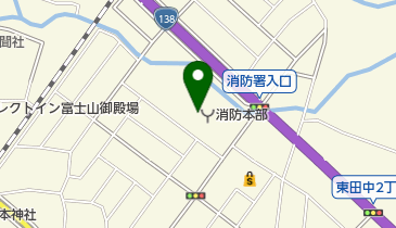 御殿場消防署の地図画像