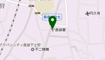 長泉消防署の地図画像