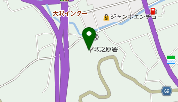 牧之原消防署の地図画像