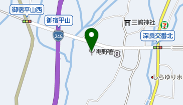 裾野消防署の地図画像