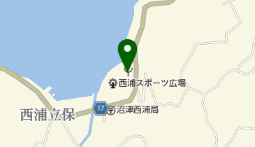 沼津南消防署西浦出張所の地図画像
