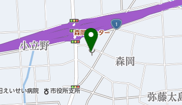 磐田市消防署豊田分遣所の地図画像