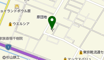 沼津北消防署原分署の地図画像