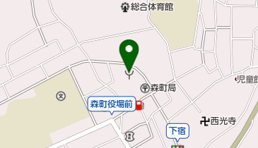 袋井消防署森分署の地図画像