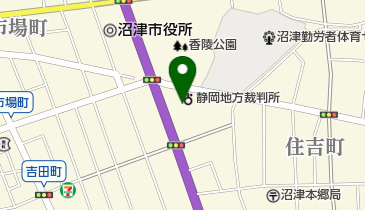 静岡地方裁判所沼津支部の地図画像