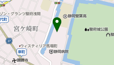 静岡簡易裁判所の地図画像