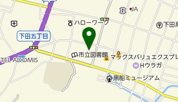 下田簡易裁判所の地図画像