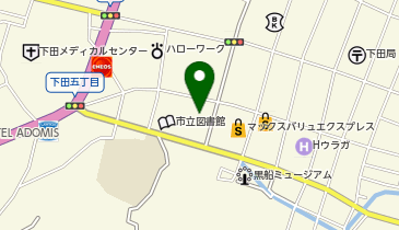 静岡家庭裁判所下田支部の地図画像