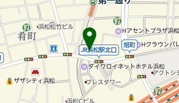 かんぽ生命保険浜松支店の地図画像