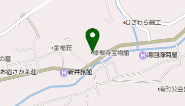 修禅寺宝物館の地図画像