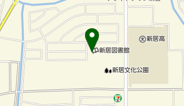 湖西市立新居図書館の地図画像