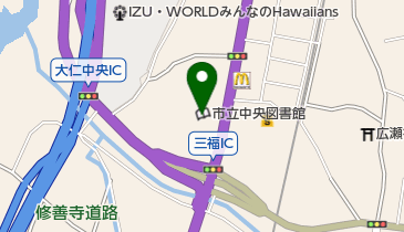 伊豆の国市立中央図書館の地図画像