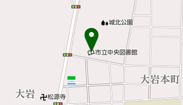 静岡市立中央図書館の地図画像