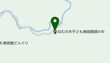 ねむの木子ども美術館緑の中の地図画像