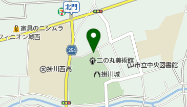 掛川市ステンドグラス美術館の地図画像