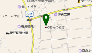 伊豆の国市長岡総合会館AXISかつらぎの地図画像