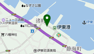 伊東市観光会館の地図画像