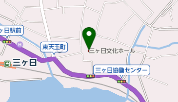三ヶ日文化ホールの地図画像