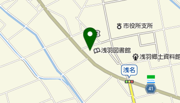 浅羽町商工会館の地図画像