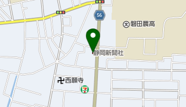 静岡新聞社磐田支局の地図画像