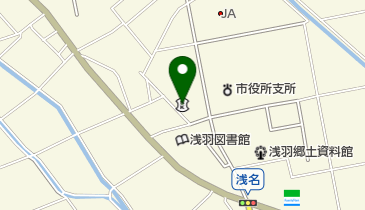 浜松いわた信用金庫浅羽支店の地図画像