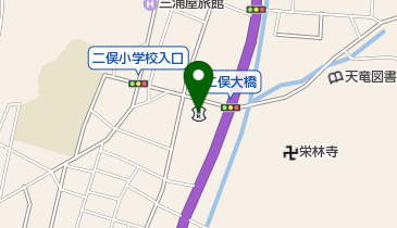 浜松いわた信用金庫二俣支店の地図画像