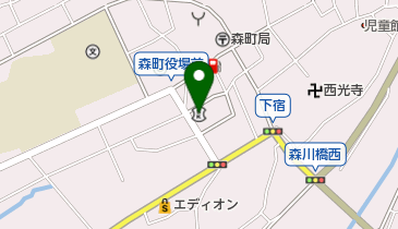 浜松いわた信用金庫森町支店の地図画像