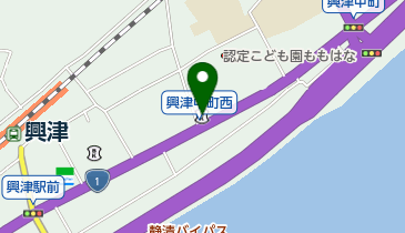 しずおか焼津信用金庫興津支店の地図画像