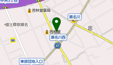 しずおか焼津信用金庫瀬名支店の地図画像