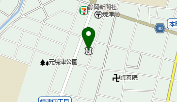 静清信用金庫焼津支店の地図画像