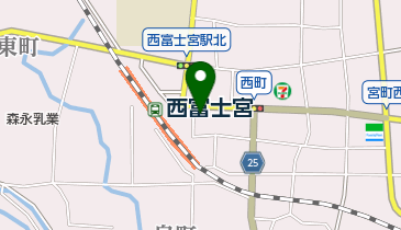 富士宮信用金庫西町支店の地図画像