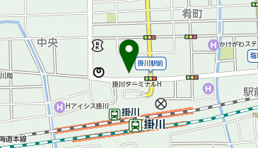島田掛川信用金庫掛川駅前支店の地図画像