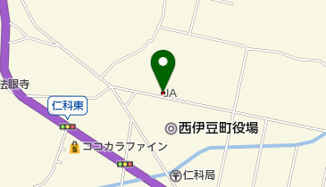 JAふじ伊豆仁科支店の地図画像