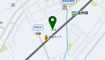 JA遠州中央森支店の地図画像