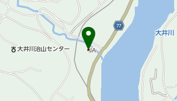 JA大井川本川根支店の地図画像