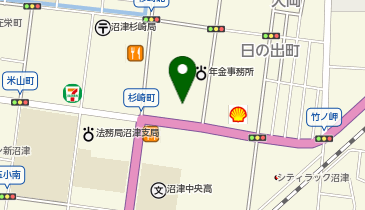 私立東都大学沼津キャンパスの地図画像